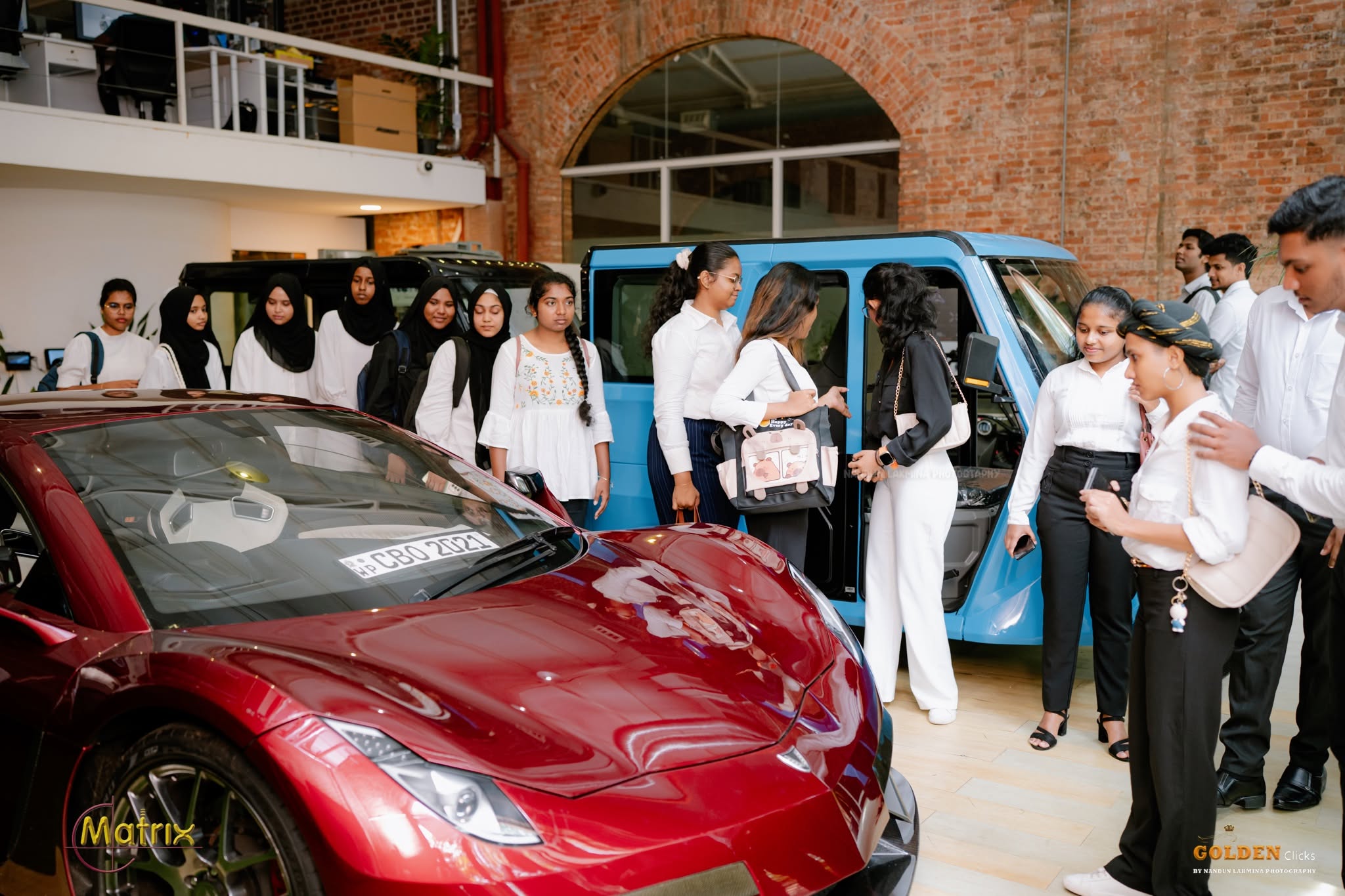 Matrix IIT students during an IT industry visit in Colombo
