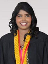 Ms. Manushi Wijepala — 1st Class Degree winner, Matrix Institute of Information Technology graduate